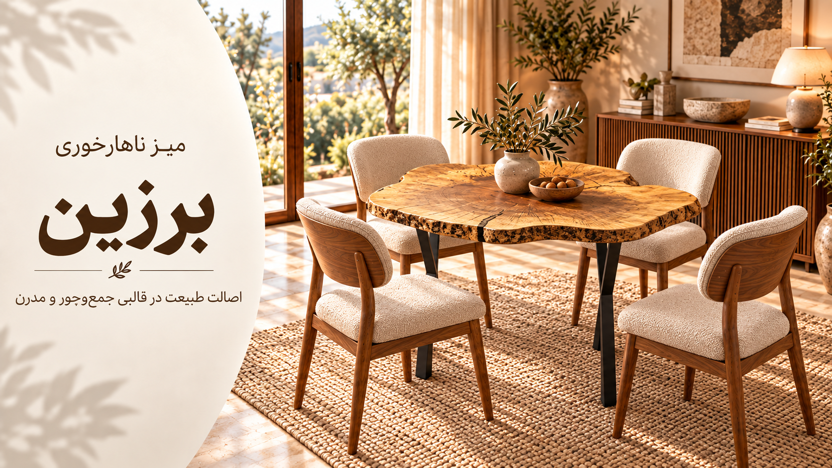 عکس محتوای محصول میز ناهارخوری 4 نفره مدل برزین
