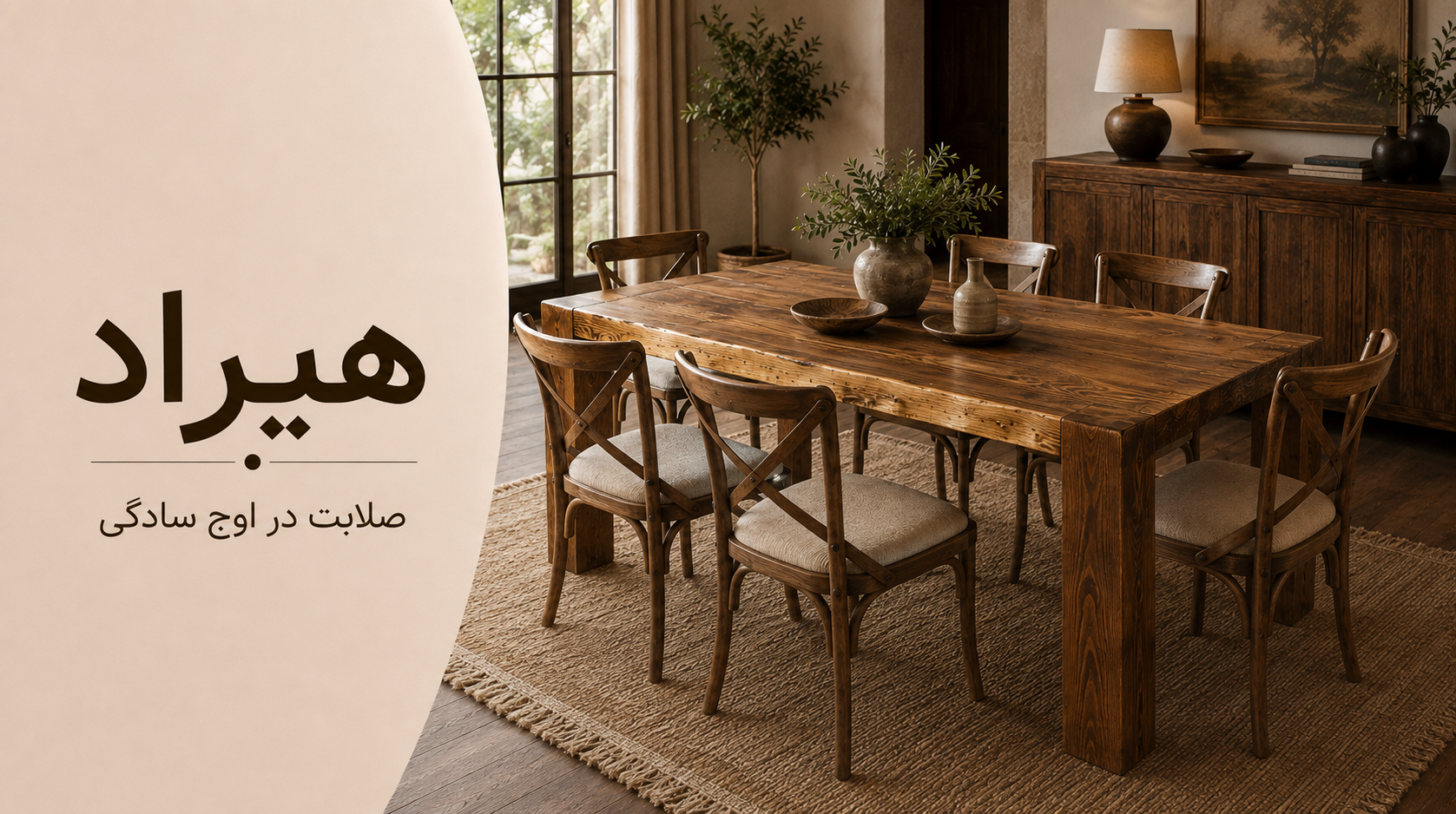 عکس محتوای محصول میز ناهار خوری 6 نفره تراورس مدل هیراد