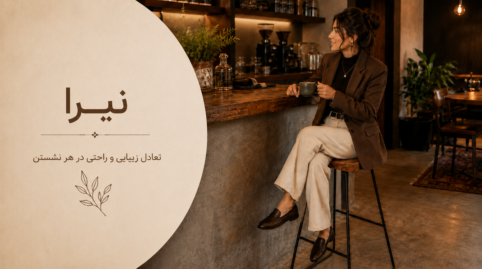 عکس محتوای محصول صندلی روستیک کافه و رستوران مدل نیرا