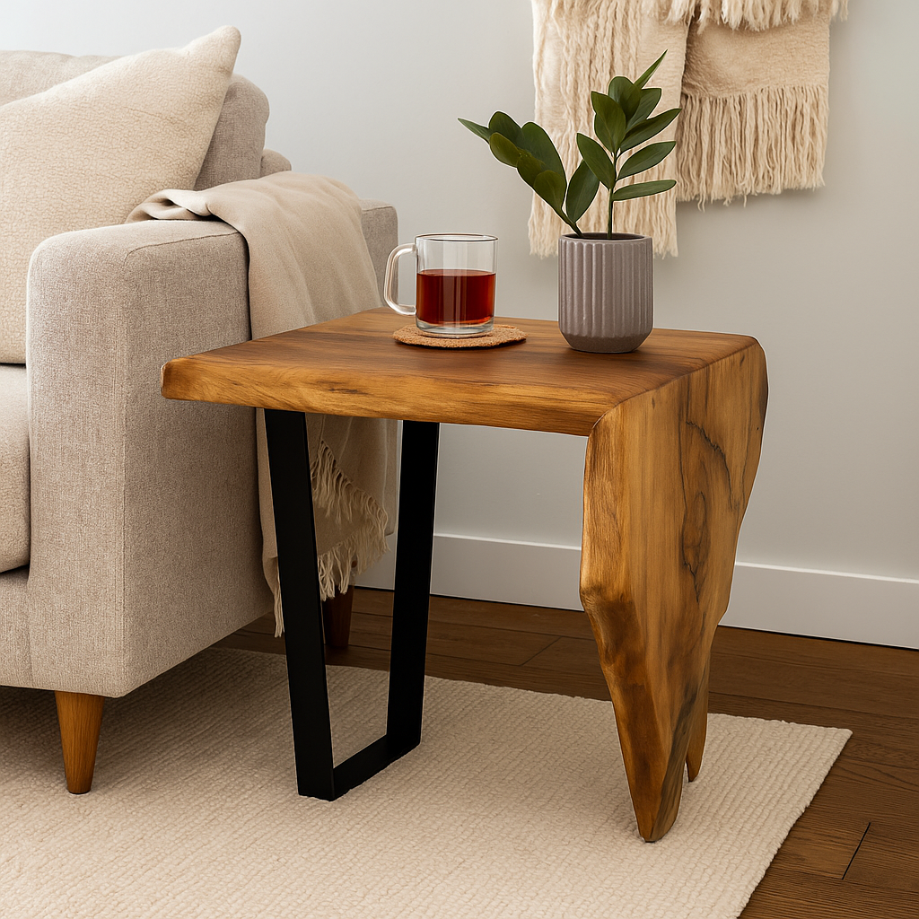 میز عسلی روستیک