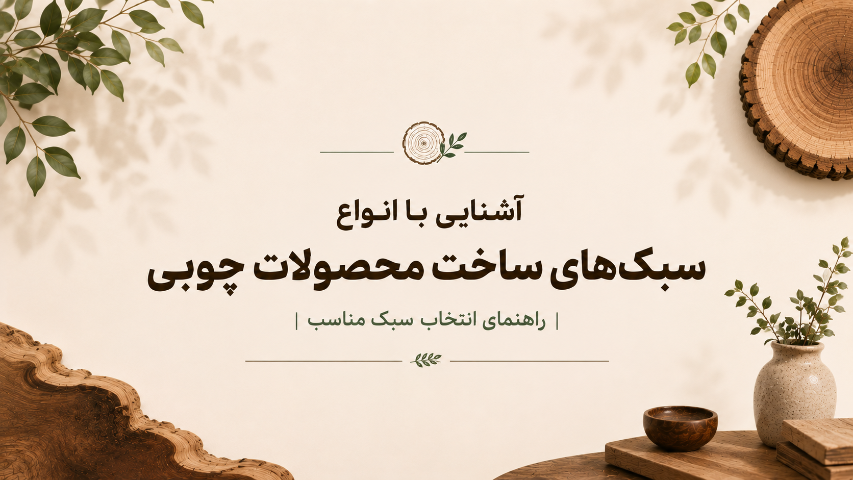 آشنایی با انواع سبک‌های ساخت محصولات چوبی | از طراحی تا تولید