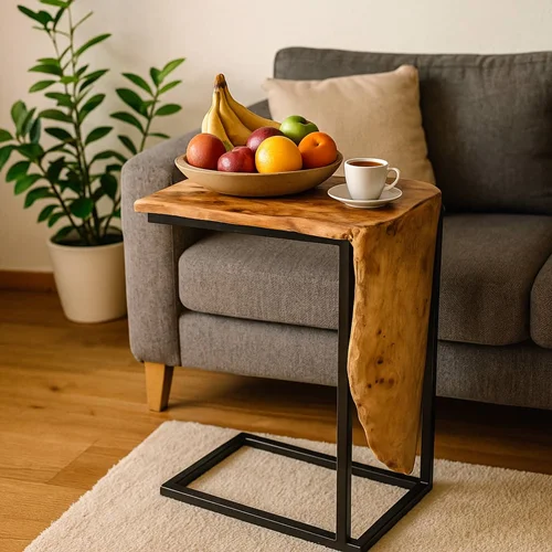 کافی تیبل مدل آبشار چوب چنار